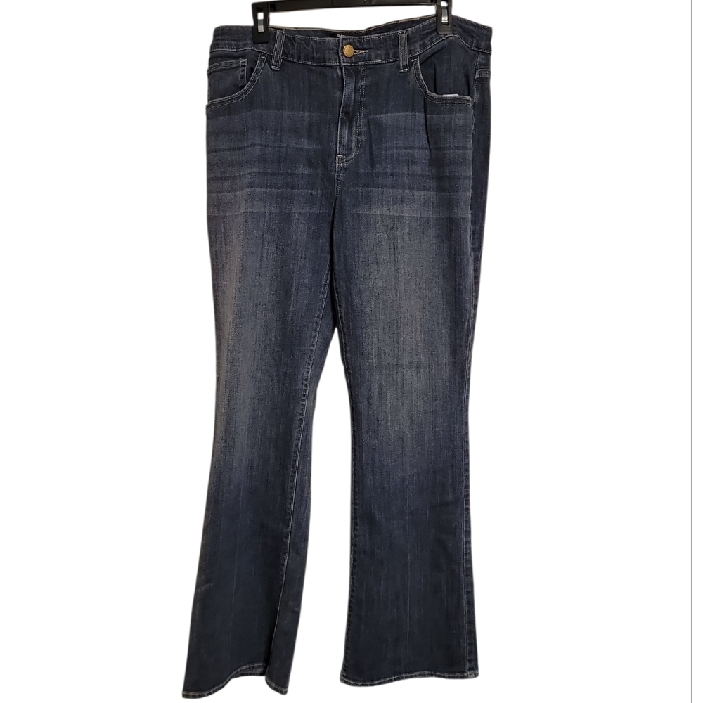 Simply Vera Vera Wang Women's Bootcut Jeans Size 16W Mid Rise - Picture 2 of 9